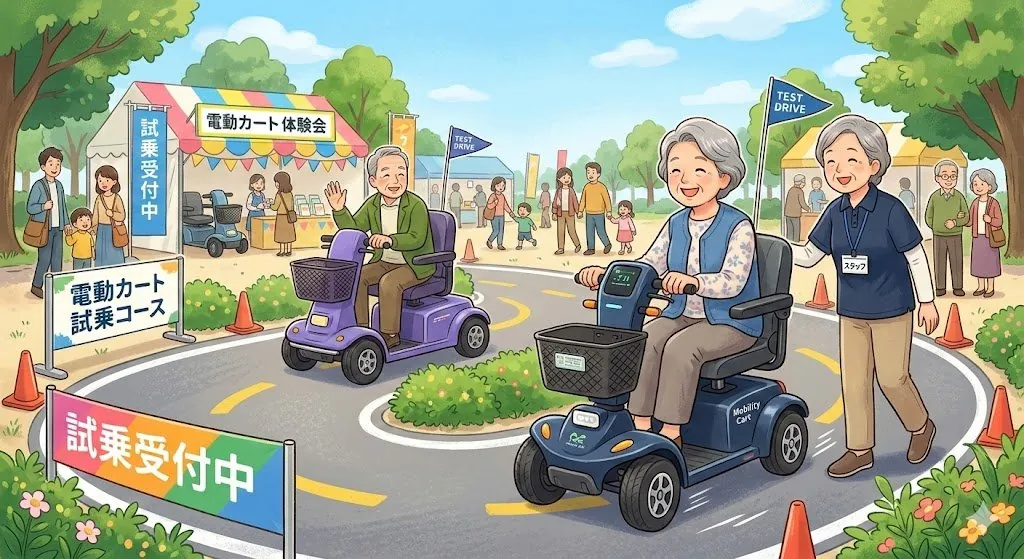 電動カート試乗予約はこちら！